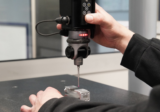 Vermessen von CNC Bauteil