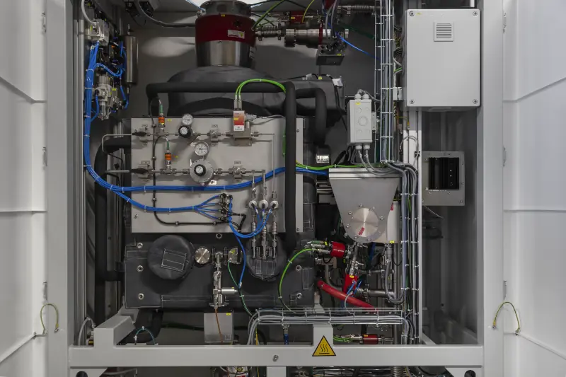 Technik der Vakuum Trockenreinigung mit RGA